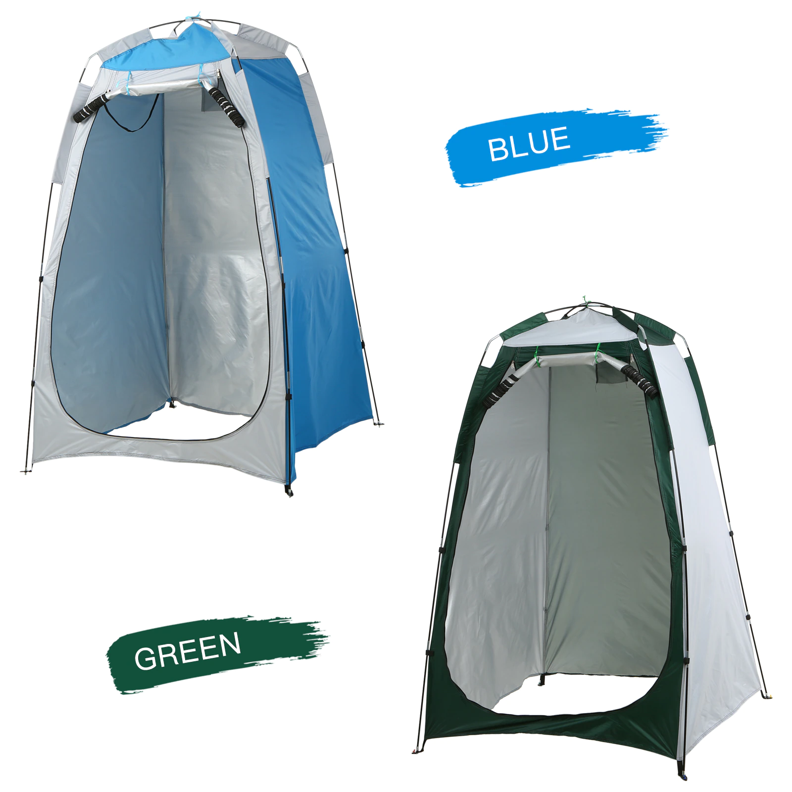 Cheap Goat Tents Portable Outdoor Shower Tent Camping Beach Shower Toilet Changing Tent Privacy Shelter Tent Fitting Room Shelter with Window Tents 